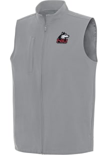 Antigua Northern Illinois Huskies Mens Grey Regard Sleeveless Jacket