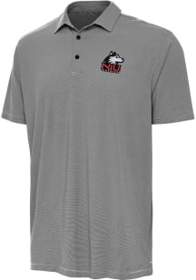 Antigua Northern Illinois Huskies Mens Black Twine Short Sleeve Polo