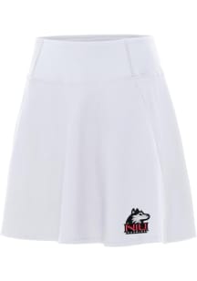 Antigua Northern Illinois Huskies Womens White Chip Skort Skirt