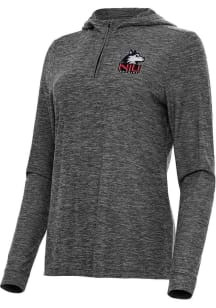 Antigua Northern Illinois Huskies Womens Black Daybreak Qtr Zip