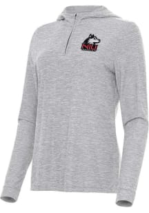 Antigua Northern Illinois Huskies Womens Grey Daybreak Qtr Zip