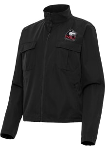Antigua Northern Illinois Huskies Womens Black Even Par Light Weight Jacket