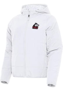 Antigua Northern Illinois Huskies Womens White Universe Filled Jacket