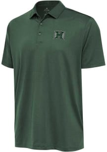 Antigua Hawaii Warriors Mens Green Ellipse Short Sleeve Polo
