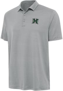 Antigua Hawaii Warriors Mens Grey Reprocess Recycled Short Sleeve Polo