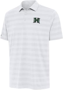 Antigua Hawaii Warriors Mens White Tunnel Short Sleeve Polo