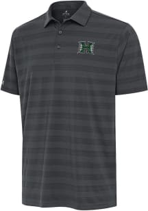 Antigua Hawaii Warriors Mens Grey Tunnel Short Sleeve Polo