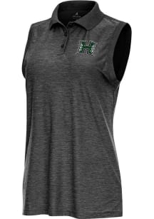 Antigua Hawaii Warriors Womens Black Recap Polo Shirt