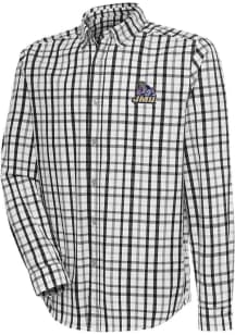 Antigua James Madison Dukes Mens Black Tending Long Sleeve Dress Shirt