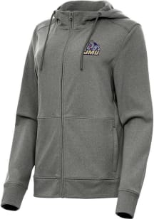 Antigua James Madison Dukes Womens Black Seeker Light Weight Jacket