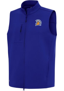 Antigua San Jose State Spartans Mens Blue Demand Sleeveless Jacket