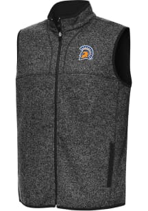 Antigua San Jose State Spartans Mens Black Fortune Sleeveless Jacket
