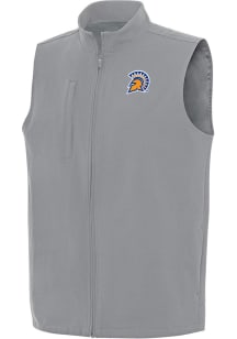 Antigua San Jose State Spartans Mens Grey Regard Sleeveless Jacket
