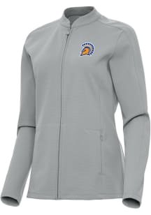Antigua San Jose State Spartans Womens Grey Regard Light Weight Jacket