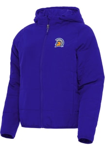 Antigua San Jose State Spartans Womens Blue Universe Filled Jacket