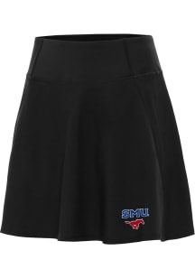 Antigua SMU Mustangs Womens Black Chip Skort Skirt