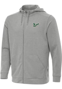Antigua South Florida Bulls Mens Grey Effortless Light Weight Jacket