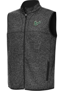 Antigua South Florida Bulls Mens Black Fortune Sleeveless Jacket