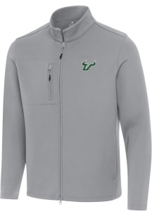 Antigua South Florida Bulls Mens Grey Objection Light Weight Jacket