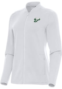 Antigua South Florida Bulls Womens White Continual Light Weight Jacket