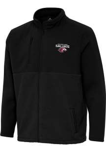 Antigua Southern Illinois Salukis Mens Black Daily Fused Medium Weight Jacket