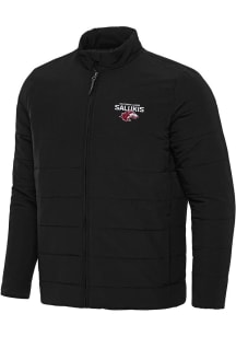 Antigua Southern Illinois Salukis Mens Black Swelter Filled Jacket