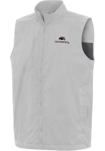 Antigua Southern Mississippi Golden Eagles Mens Grey Brisk Sleeveless Jacket