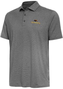 Antigua Southern Mississippi Golden Eagles Mens Black Scheme Short Sleeve Polo