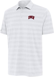 Antigua UNLV Runnin Rebels Mens White Tunnel Short Sleeve Polo