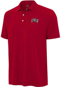 Antigua UNLV Runnin Rebels Mens Red Western Short Sleeve Polo