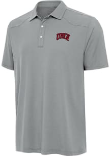 Antigua UNLV Runnin Rebels Mens Grey Western Short Sleeve Polo