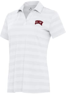 Antigua UNLV Runnin Rebels Womens White Tunnel Short Sleeve Polo Shirt