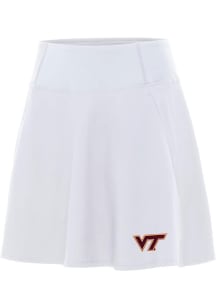 Antigua Virginia Tech Hokies Womens White Chip Skort Skirt