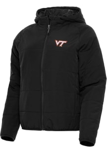 Antigua Virginia Tech Hokies Womens Black Universe Filled Jacket