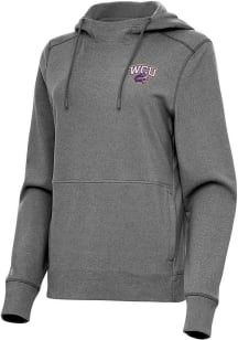 Antigua Western Carolina Womens Black Justice Hooded Sweatshirt