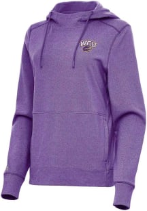 Antigua Western Carolina Womens Purple Justice Hooded Sweatshirt