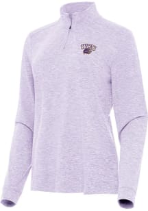Antigua Western Carolina Womens Lavender Mentor Qtr Zip Pullover