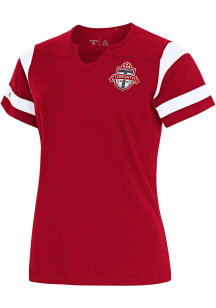 Antigua Toronto FC Womens Red Encounter Short Sleeve T-Shirt