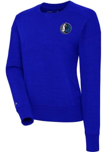 Antigua Dallas Mavericks Womens Blue Alternate Forward Crew Sweatshirt