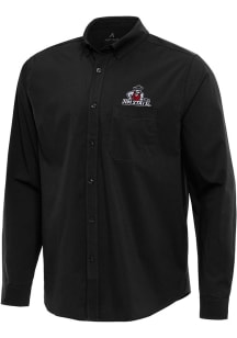 Antigua New Mexico State Aggies Mens Black Flight Long Sleeve Dress Shirt