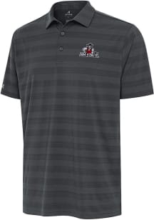 Antigua New Mexico State Aggies Mens Grey Tunnel Short Sleeve Polo