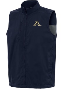 Antigua Akron Zips Mens Navy Blue Brisk Sleeveless Jacket