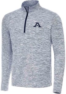 Antigua Akron Zips Mens Navy Blue Cause Long Sleeve Qtr Zip Pullover