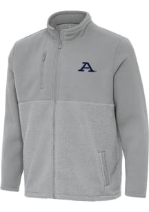 Antigua Akron Zips Mens Grey Daily Fused Medium Weight Jacket