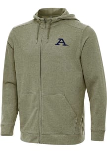 Antigua Akron Zips Mens Olive Effortless Light Weight Jacket