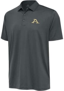 Antigua Akron Zips Mens Grey Ellipse Short Sleeve Polo