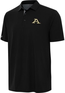 Antigua Akron Zips Mens Black Era Short Sleeve Polo