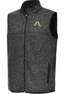 Antigua Akron Zips Mens Black Fortune Sleeveless Jacket