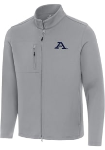 Antigua Akron Zips Mens Grey Objection Light Weight Jacket