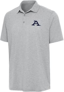 Antigua Akron Zips Mens Grey Par 3 Short Sleeve Polo